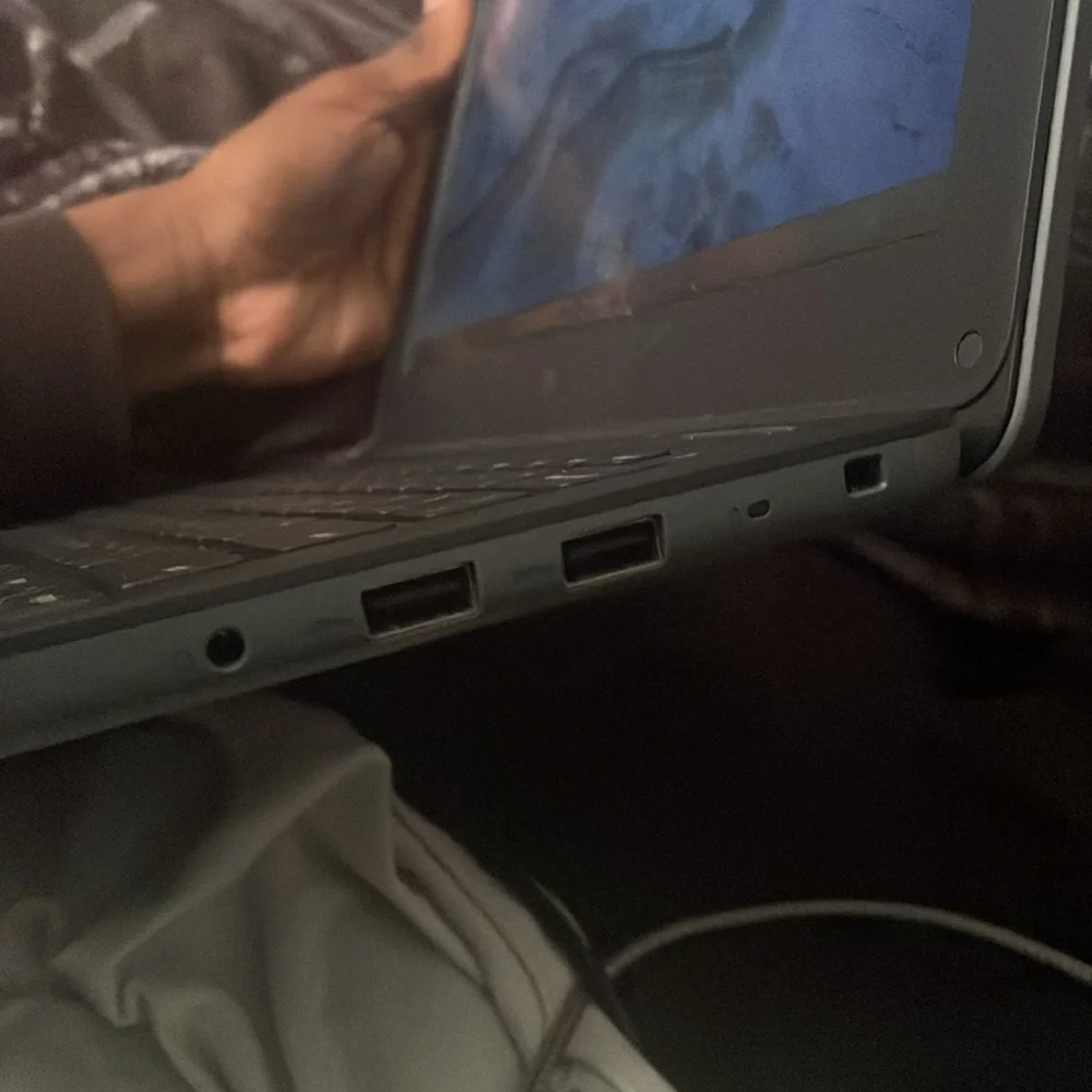Dell Black Laptop Sleek Design with Textured Finish